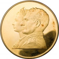 2000 Rials - Mohammad Rezā Pahlavī Pahlavī and Farah