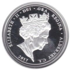 5 Pounds - Elizabeth II Platinum Wedding, Silver Proof