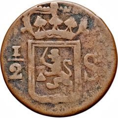 1/2 Stuiver - Willem I