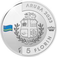 5 Florins Aruba Aviation