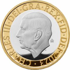 2 Pounds - Charles III National Flowers, Silver Proof