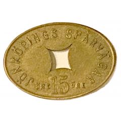 Tram Token - 15 Öre Jönköpings Spårvägar