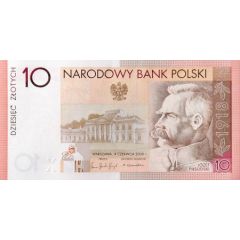 10 Zlotys Józef Piłsudski