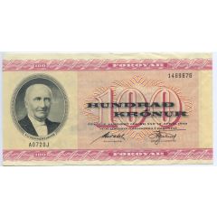 100 Krónur Danmarks Nationalbank, first issue