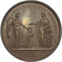 Medal - Digging of the canal at Holland op zijn smalst