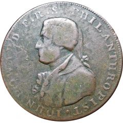 1/2 Penny Hampshire - Portsmouth / John Howard