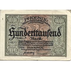 100 000 Mark Phoenix Aktien-Gesellschaft für Bergbau und Hüttenbetrieb