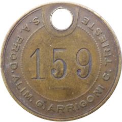 Token - Prodotti alimentari G. Arrigoni and C. Trieste