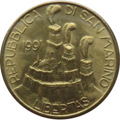 200 Lire First coin