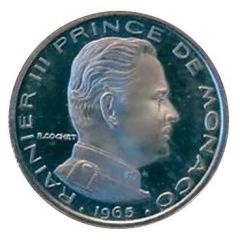 1/2 Franc - Rainier III Essai