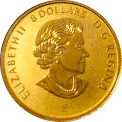 8 Dollars - Elizabeth II Pandas: A Golden Gift of Friendship