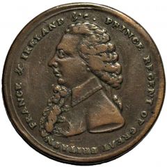 1/2 Penny Middlesex - National Series / Prince of Wales