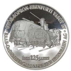 Medal - GySEV/Raaberbahn 125th Anniversary of the Győr - Ebenfurth line