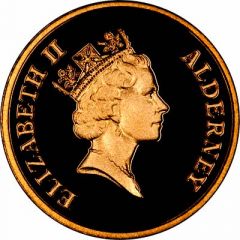 1 Pound - Elizabeth II VE Day, Gold Proof Issue