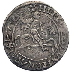 Grossetto of 2 Soldi - Ercole I on Horseback