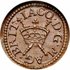 1 Farthing - James I Harington issue, type 2