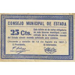 25 Céntimos Estada