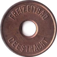 Public Swimming Pool Token - Geesthacht youth