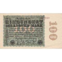 100 000 000 Mark Reichsbanknote