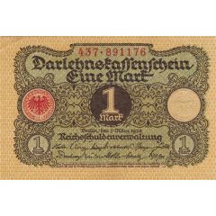 1 Mark Darlehnskassenschein