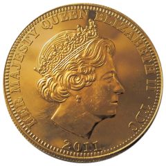 1 Crown - Elizabeth II Royal Wedding - Coat of Arms