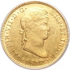 4 Escudos - Fernando VII Truncated bust