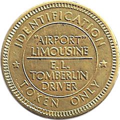 Token - Airport Limousine Bus Oakland, California