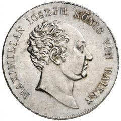 1/2 Thaler - Maximilian I Joseph Schulpreistaler