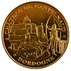 Tourist token - Monnaie de Paris - Castelnaud-la-Chapelle - Château de Castelnaud - L`archer