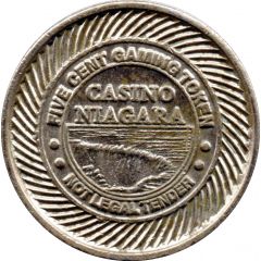 5 Cent Gaming Token - Niagara Casino Ontario
