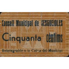 50 Céntimos Sesgueioles