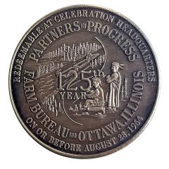 1/2 Dollar -Lasalle County 50th Anniversary Ottawa, Illinois