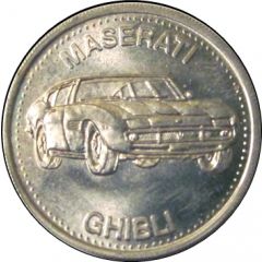 Token - Shell`s Hot Wheels Coin Game Maserati Ghibli