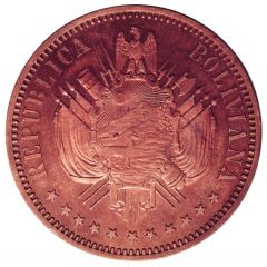 1 Boliviano Copper Pattern