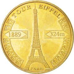 Monnaie de Paris Tourist Token - Paris Tour Eiffel - 1889 - 324m