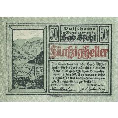 50 Heller Bad Ischl