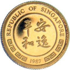 5 Singold Year of the Rabbit, 1/20 Ounces