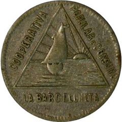 1 Peseta - Cooperativa Popular de Consumo La Barceloneta