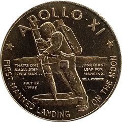 Token - Apollo XI and Apollo XVII First and Last Manned Landings