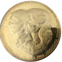 Medal - Marriage Prince Andrew And Miss Sarah Ferguson