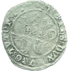 1/2 Groat `Kromstaart` - Jacqueline and Philip the Good as Regent