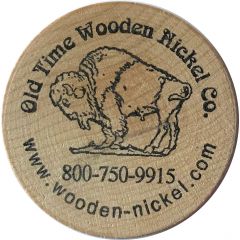 Old Time Wooden Nickel
