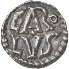 Denier - Charlemagne Aachen mint