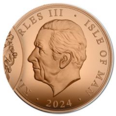 1 Sovereign - Charles III RBL Remembrance Poppy, Gold