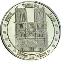 Jeton touristique - Atelier des Trésors - Paris - Notre-Dame de Paris