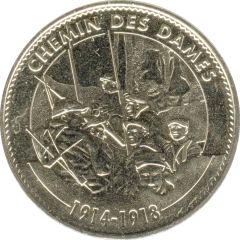 Monnaie de Paris Tourist Token - Laon Chemin des Dames - 1914-1918