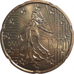 20 Euro Cents 1st map