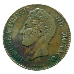 5 Centimes - Honoré V small head