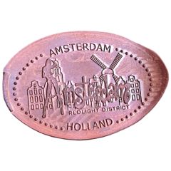 Elongated coin - Amsterdam Redlight District