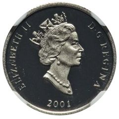30 Dollars - Elizabeth II Harlequin Duck, platinum